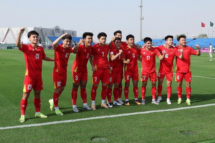 U23 Việt Nam thắng thuyết phục U23 Jordan (Ảnh: AFC)