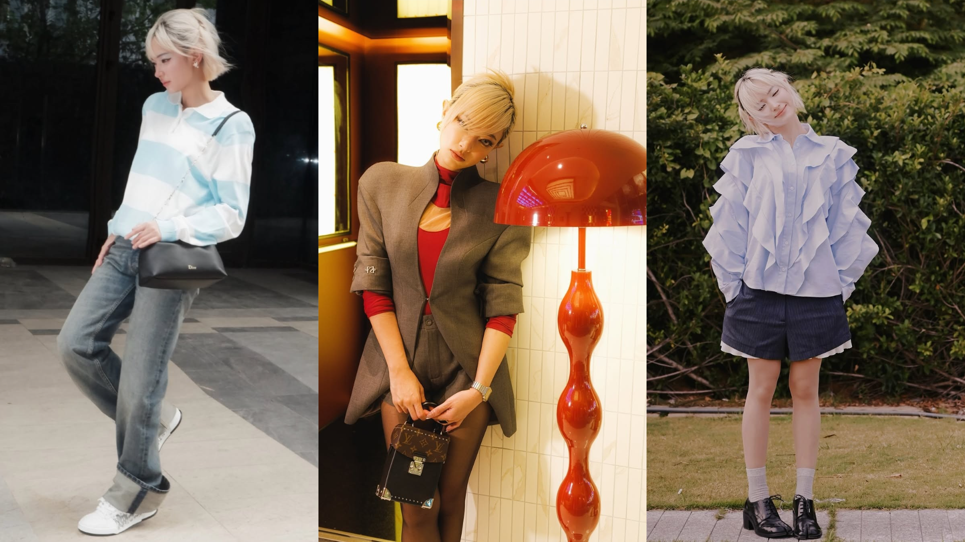 Châu Bùi dẫn đầu đường đua thời trang năm 2026, liên tục tung các bộ ảnh hợp tác cùng các nhà mốt Dior, Loewe, Sandro, Louis Vuittoon.