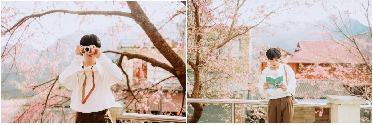 Anh Sang từng đến Tuyên Quang 4 lần nhưng đây là chuyến đi để lại nhiều kỷ niệm nhất vì lần đầu tiên được chiêm ngưỡng hoa mai anh đào