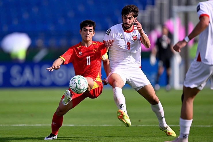 U23 Việt Nam tạo thế trận chủ động trước U23 Jordan&nbsp;(Ảnh: AFC)