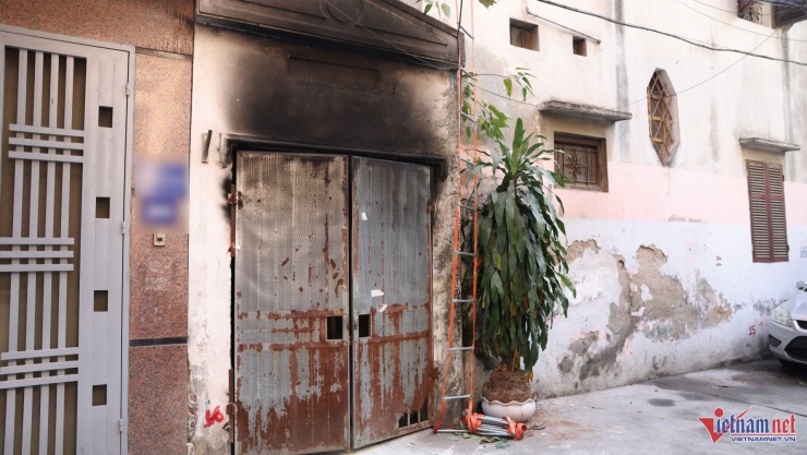 Căn nhà xảy ra vụ cháy. Ảnh: Đức Hoàng