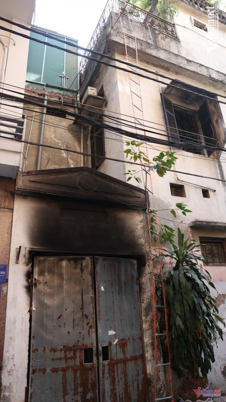 Một số vị trí của căn nhà ám khói đen. Ảnh: Đức Hoàng