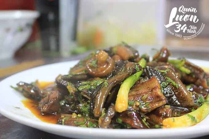 Lươn Nghệ An tại quán được chế biến đa dạng, cầu kỳ thu hút nhiều tầng lớp thực khách. (Ảnh: Quán Lươn Yên Ninh)