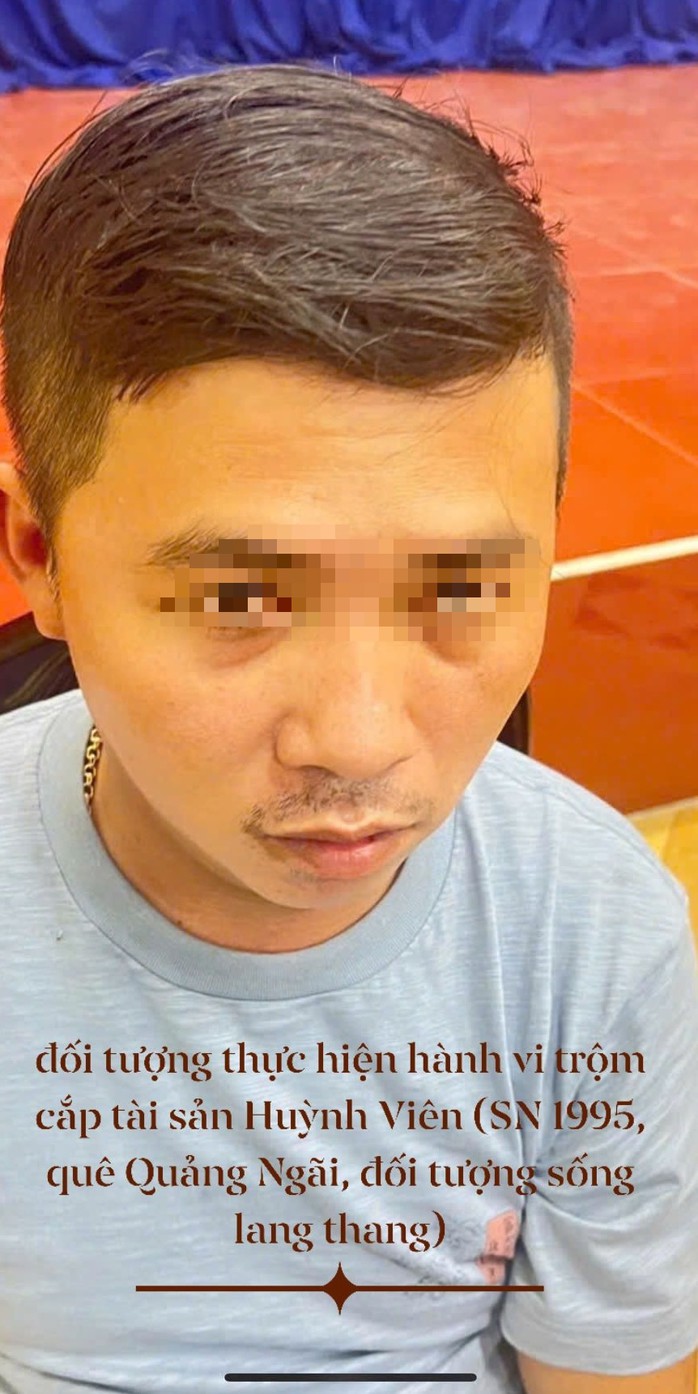 Công an phường Hoà Hưng (TPHCM) đã bắt giữ Huỳnh Viên về hành vi trộm cắp