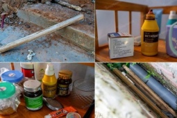 'Đột nhập' Trung tâm công tác xã hội có học viên tử vong: Ngổn ngang gậy và thuốc sát trùng vết thương