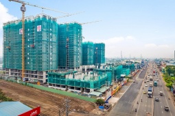 Sau 6 tháng ra mắt thị trường, công trường La Pura mặt tiền Quốc lộ 13 hiện tại có gì?