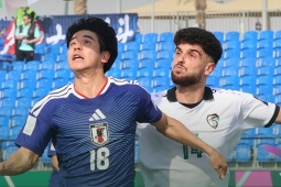 Trực tiếp bóng đá U23 Nhật Bản - U23 Syria: Bàn thắng thứ 5 (U23 châu Á) (Hết giờ)