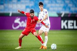 Video bóng đá U23 Uzbekistan - U23 Lebanon: Rượt đuổi điên rồ, 5 bàn hấp dẫn (U23 châu Á)