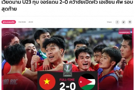 U23 Việt Nam ra quân mãn nhãn: Báo Indo khen nức nở, báo Thái Lan "kiệm lời"