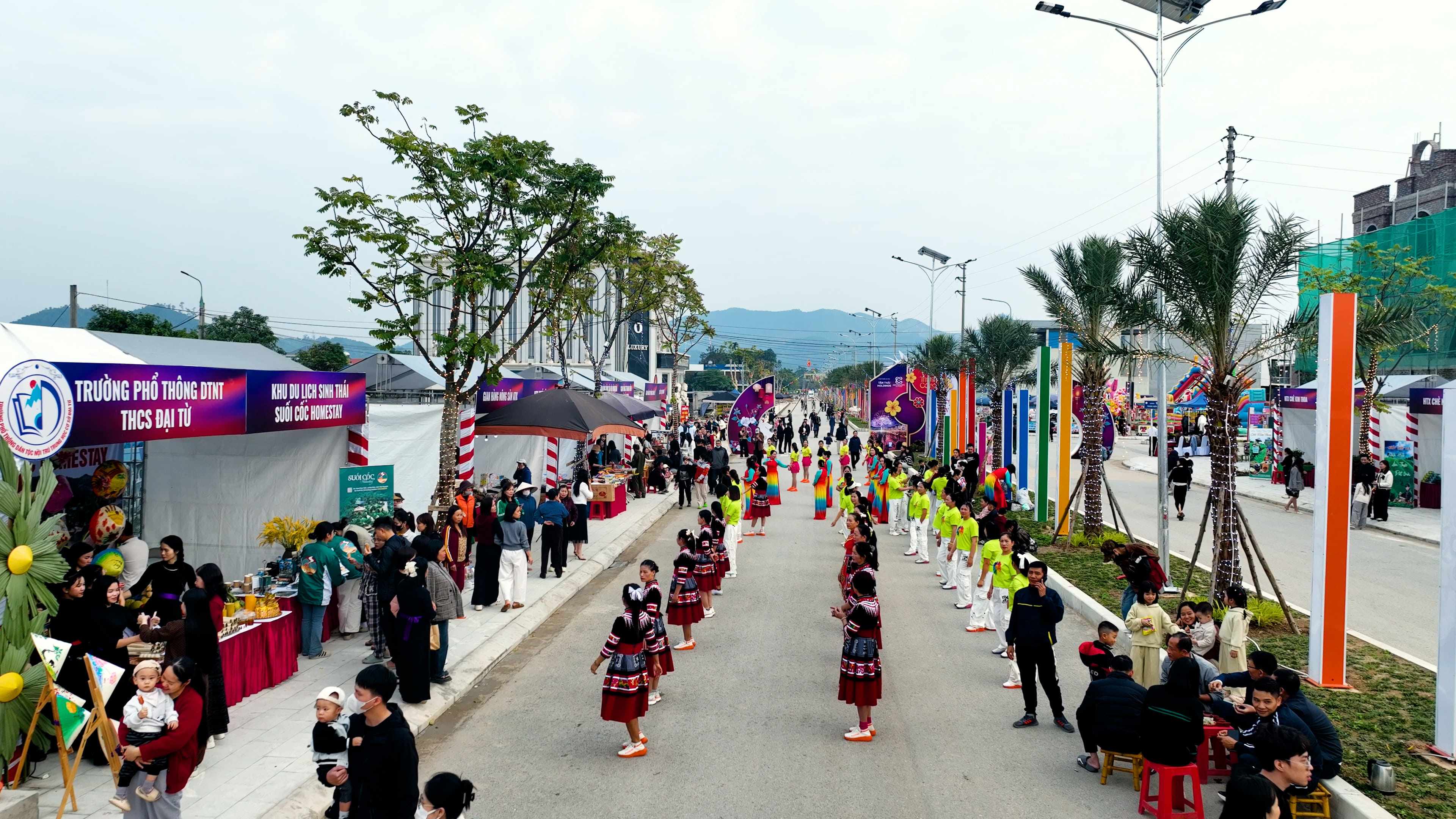 Không gian sinh hoạt cộng đồng tại Centrix City Đại Phúc trong sự kiện Chào đón năm mới 2026.