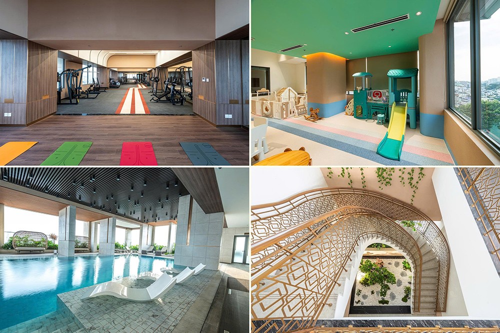 Hồ bơi sky view và rất nhiều tiện ích chăm sóc, nâng cao sức khỏe được KITA Group dành tặng cho cư dân Kiều by KITA