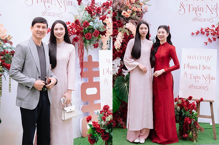 Nguyễn Thị Phương xinh xắn trong đám cưới của Phạm Thị Hiền