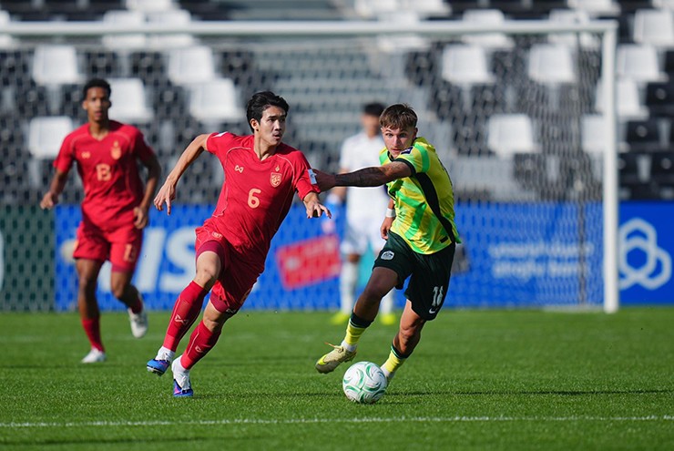Video bóng đá U23 Australia - U23 Thái Lan: Thẻ đỏ tai hại, thua ngược cay đắng (U23 châu Á)