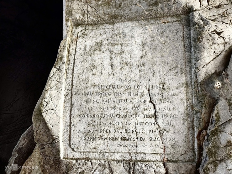 Bia ma nhai khắc trên vách đá - bảo vật quốc gia trong động Kính Chủ - 8