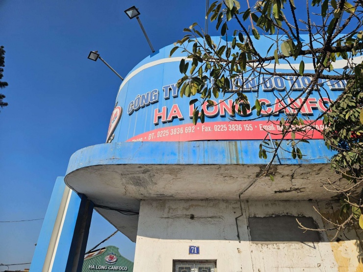 Công ty Cổ phần đồ hộp Hạ Long nơi xảy ra vụ việc. Ảnh Nguyễn Đại.