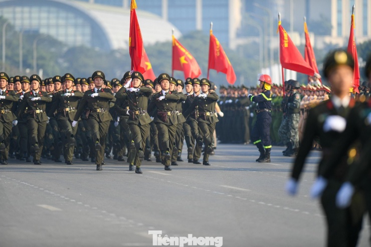 Tổng duyệt diễn tập phương án bảo vệ an ninh trật tự Đại hội Đảng lần thứ XIV - 2