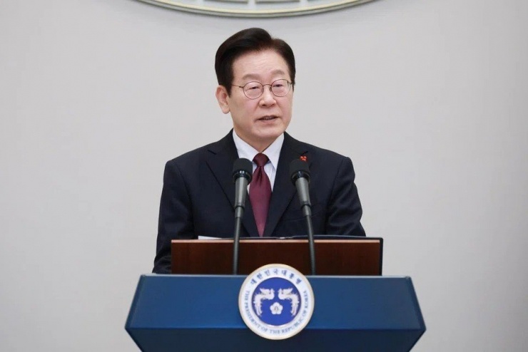 Tổng thống Hàn Quốc Lee Jae Myung. (Ảnh: EPA)