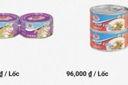 Một siêu thị thông báo thu hồi đồ hộp Hạ Long trên toàn hệ thống