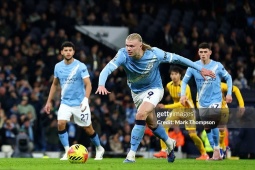 Kết quả bóng đá Man City - Brighton: Haaland mở điểm, hiệp 2 khó nhọc (Ngoại hạng Anh)