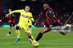 Kết quả bóng đá Bournemouth - Tottenham: "Đại tiệc" 5 bàn, người hùng Semenyo (Ngoại hạng Anh)