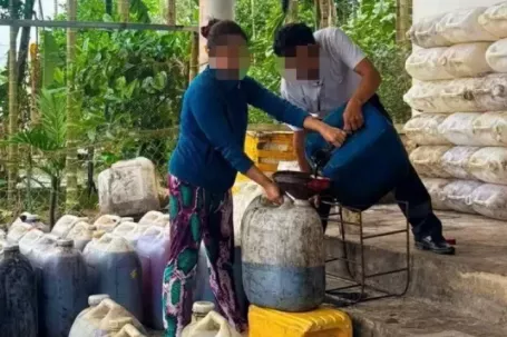 Thu gom hơn 1,9 tấn dầu ăn, mỡ heo đã qua sử dụng để bán kiếm lời