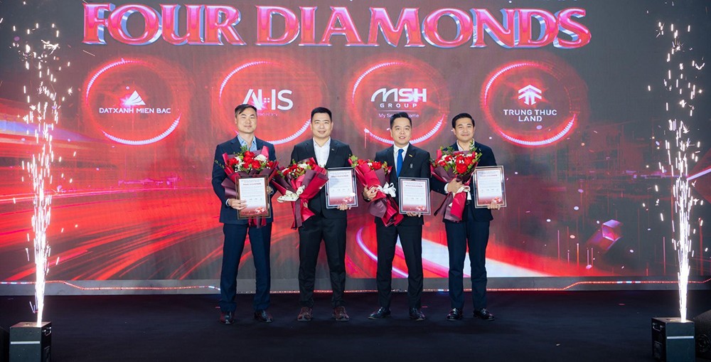 Liên minh Four Diamonds hội tụ 4 tên tuổi uy tín trong ngành bất động sản Việt Nam