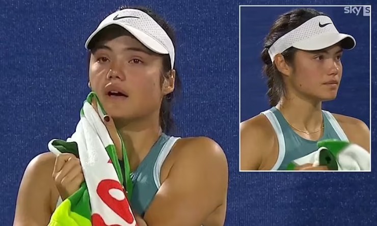 Raducanu từng khóc nức nở vì bị một người đàn ông theo dõi