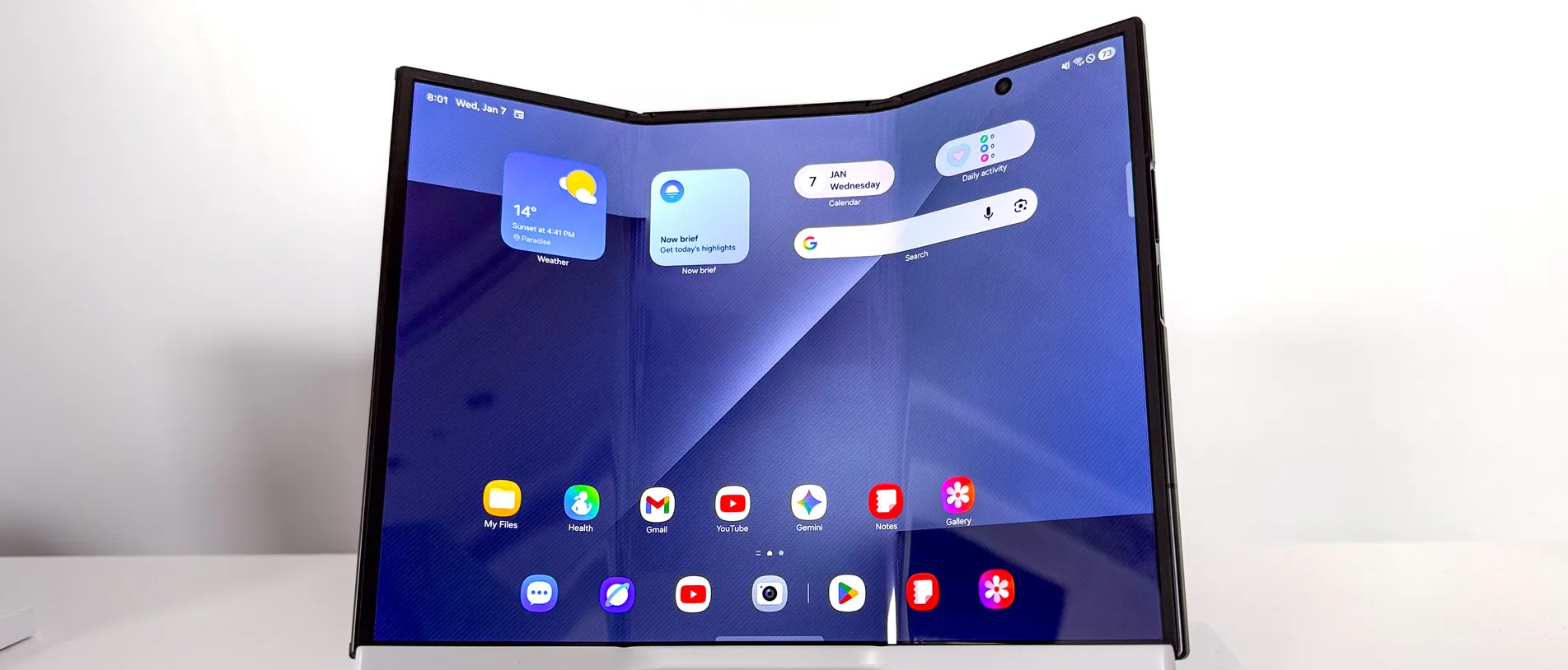 Người dùng sẽ có trải nghiệm thoải mái trên Galaxy Z TriFold.