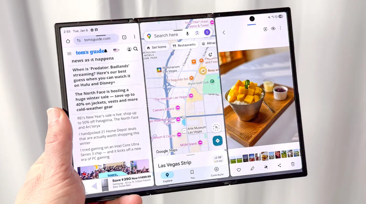 Khả năng đa nhiệm là thế mạnh của sản phẩm.