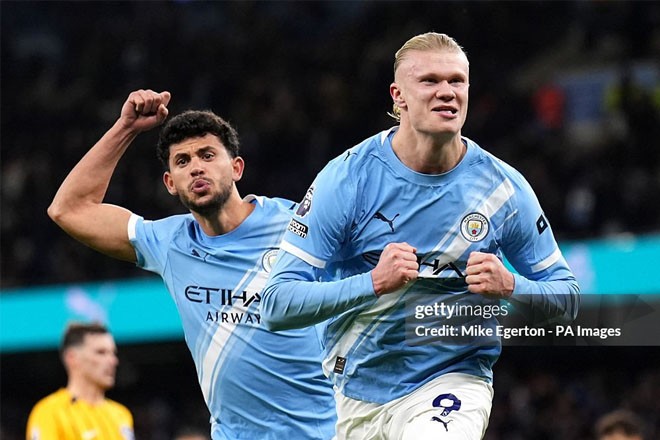 Trực tiếp bóng đá Man City - Brighton: Bỏ lỡ nhiều cơ hội ngon ăn (Ngoại hạng Anh) (Hết giờ) - 1