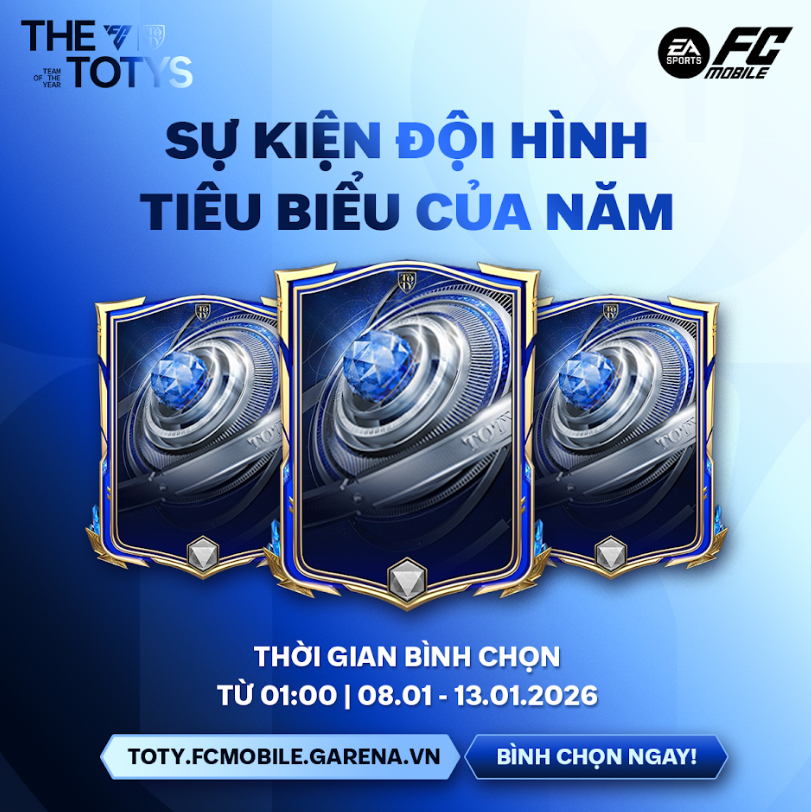 FC Mobile Việt Nam lần đầu mở bình chọn Team of the Year 2026 - 1
