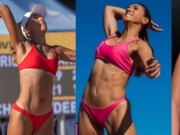 Người đẹp bóng chuyền Chacon mặc bikini, "phi thân" đập bóng gây ấn tượng mạnh