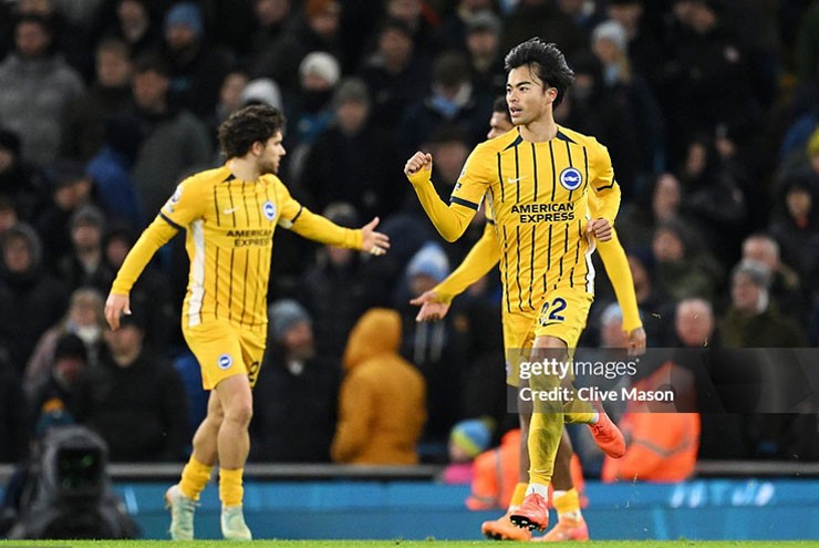 Mitoma gieo sầu Man City