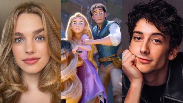 Hai diễn viên chính của Tangled bản live-action. Ảnh: Disney
