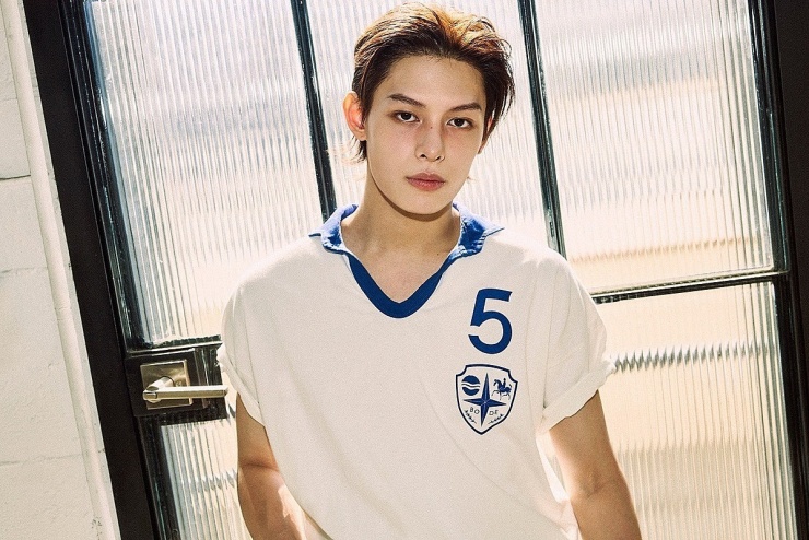 James đến Hàn Quốc làm thực tập sinh từ năm 2021. Anh từng thuộc đội hình Trainee A - dự án đào tạo nhóm nam mới của BigHit, nhưng tan rã năm 2022. Ảnh: Instagram Cortis