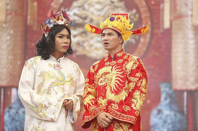 Nam Tào (Xuân Bắc) và Bắc Đẩu (Công Lý).