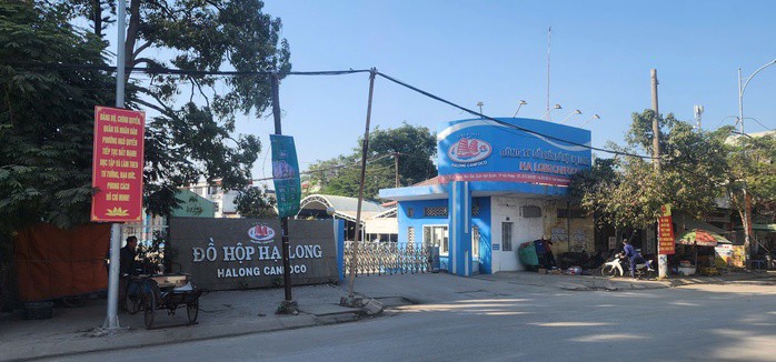 Trụ sở Công ty CP đồ hộp Hạ Long trên phố Lê Lai, phường Ngô Quyền, TP Hải Phòng. Ảnh chụp ngày 8-1