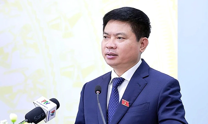 Ông Trương Quốc Huy tại sự kiện ở tỉnh Phú Thọ tháng 11/2025: Ảnh: Báo Phú Thọ