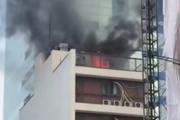 Nhân chứng kể khoảnh khắc cháy spa ở trung tâm TP HCM