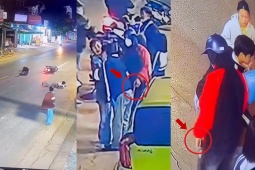 Clip: Giả vờ giúp người bị ngã, tên trộm tinh quái lục túi nạn nhân “khéo léo”