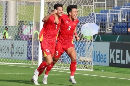 U23 Việt Nam được "tặng quà", Văn Khang xé lưới U23 Kyrgyzstan trên chấm penalty