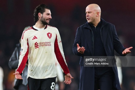 Liverpool hòa Arsenal chớ vội mừng: Hàng công "vô hại" nhất 16 năm, khó giữ top 4