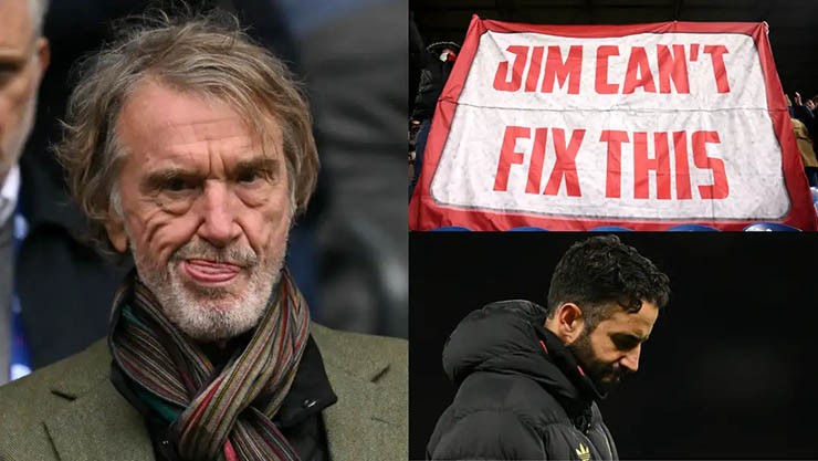 Sir Ratcliffe đang chịu sức ép lớn sau khi sa thải HLV Amorim