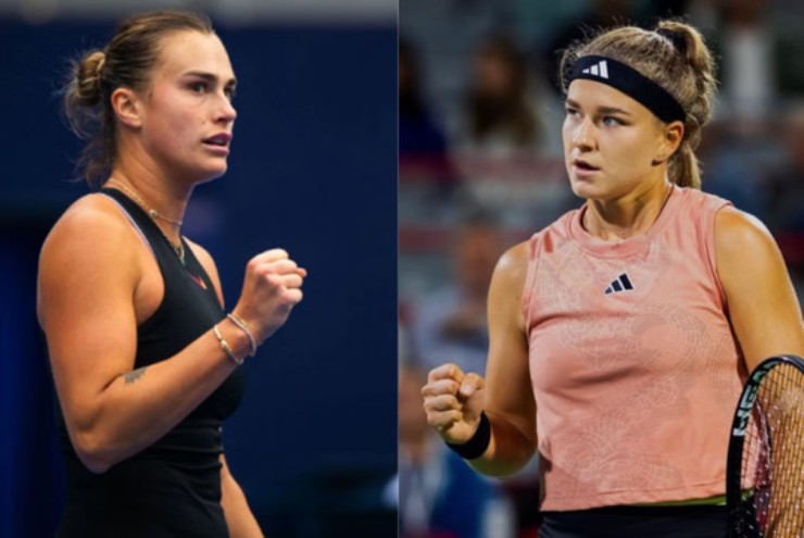Sabalenka (bên trái) liệu có vượt qua được khắc tinh&nbsp;Muchova (bên phải)?