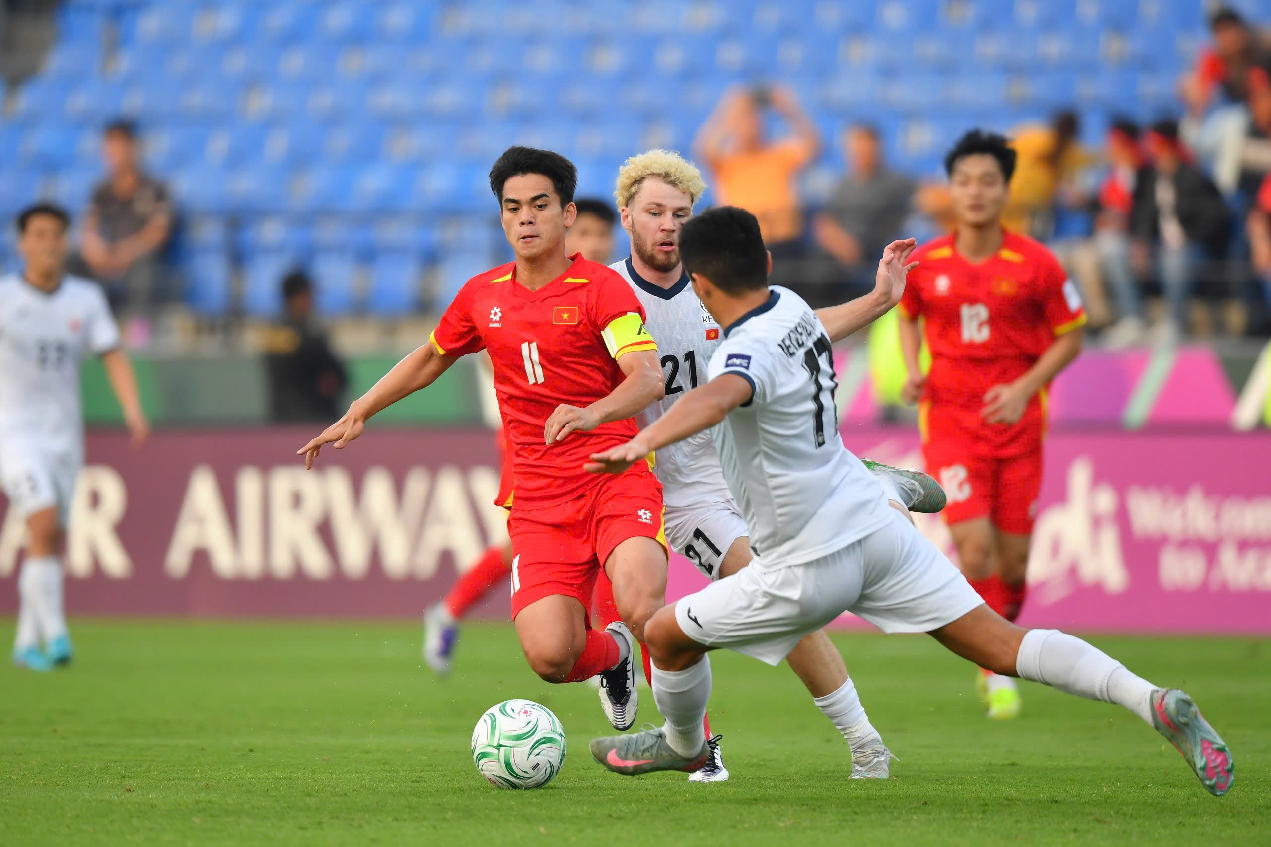 U23 Việt Nam đã có thắng lợi ở lượt đi nên nhập cuộc với tâm lý tự tin trước U23 Kyrgyzstan