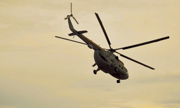 Một trong sau tổ bay cất cánh từ sân bay Hòa Lạc về sân bay Gia Lâm trong chiều 9/1. (Ảnh: Trung đoàn 916)