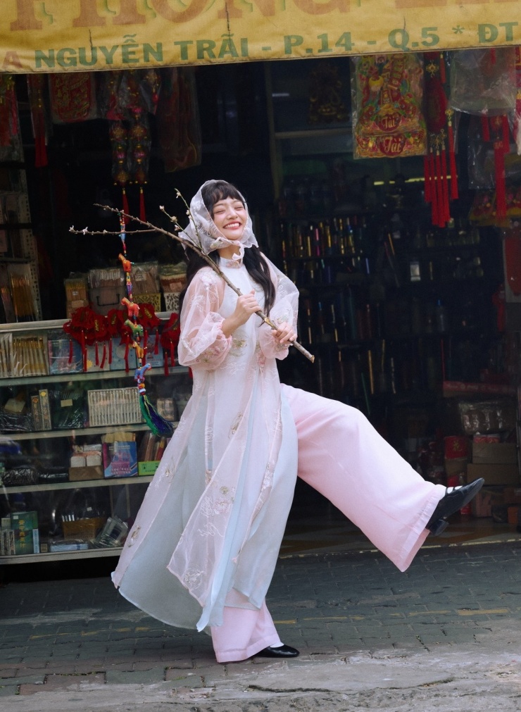 9 kiểu áo dài hot dịp Tết 2026 - 2