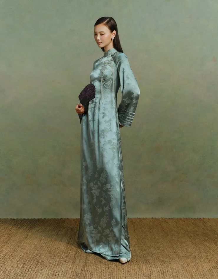 9 kiểu áo dài hot dịp Tết 2026 - 7