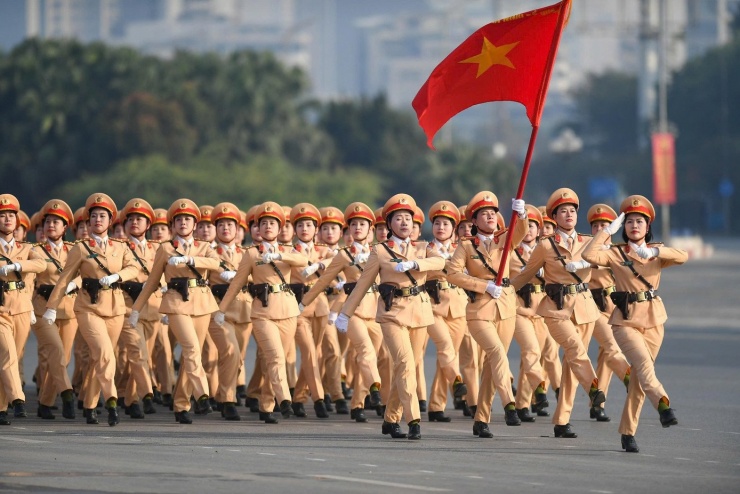 Toàn cảnh lực lượng Công an xuất quân bảo vệ Đại hội XIV của Đảng - 4