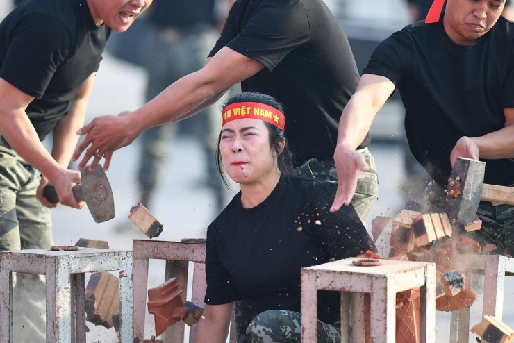 Toàn cảnh lực lượng Công an xuất quân bảo vệ Đại hội XIV của Đảng - 16